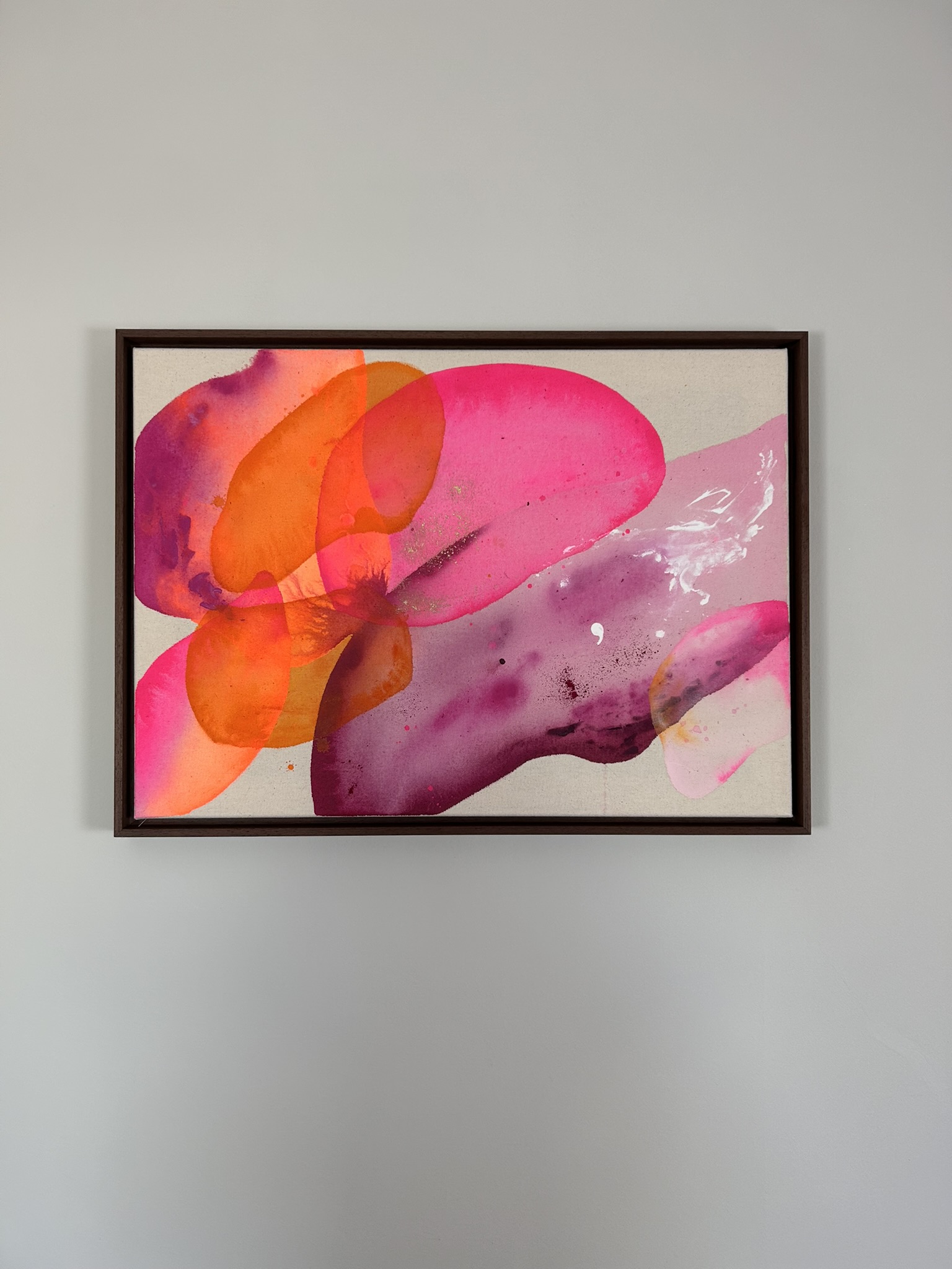 Underflow, 2025, Acryl und Gold auf roher Baumwollleinwand, Ansicht 9